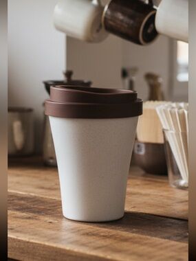 Coffee Bar Mini Trash Can Travel Cup Shape Novelty